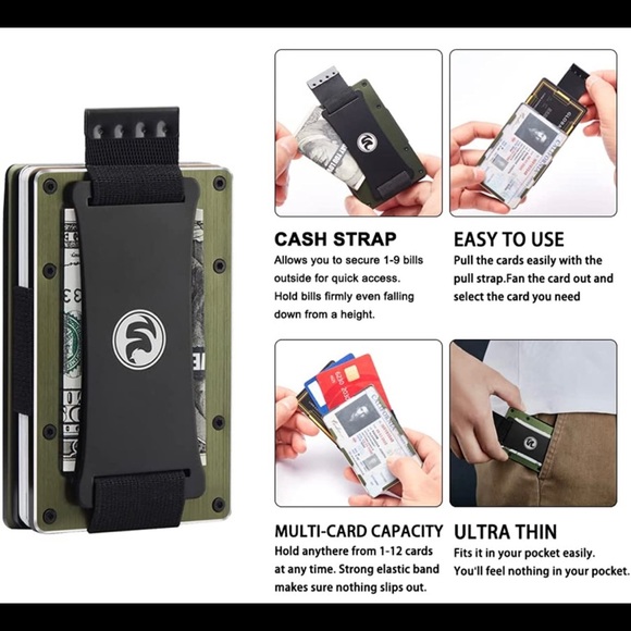 Brand New Multifunctional Lightweight Minimalist Wallet (with ID window)for Men - Picture 7 of 7